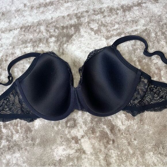 La Senza Beyond Sexy Push Up Bra black lace SZ 36 C - Picture 4 of 7